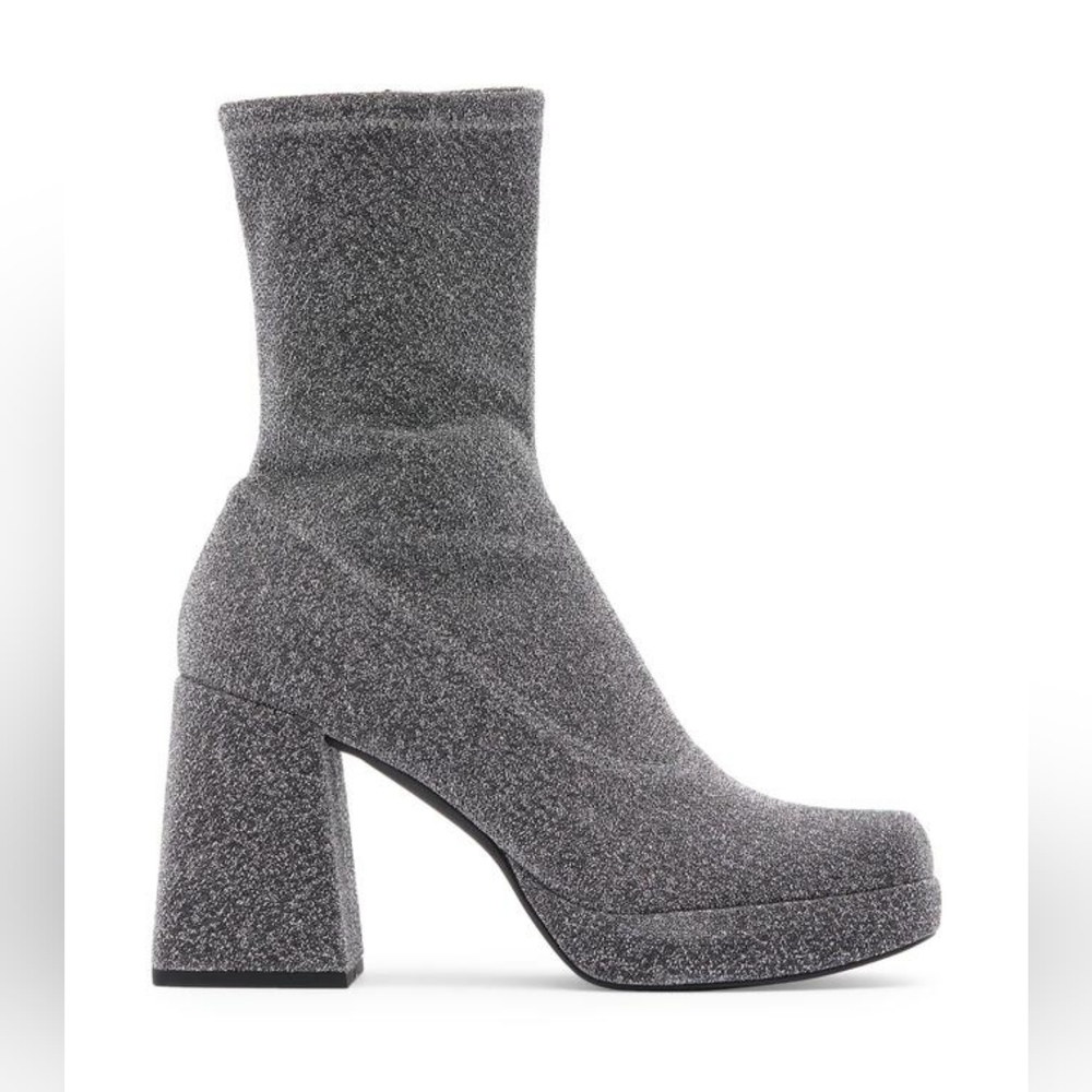 Abound Women’s Steffie Platform Bootie Silver Sz 8 New - Picture 2 of 12